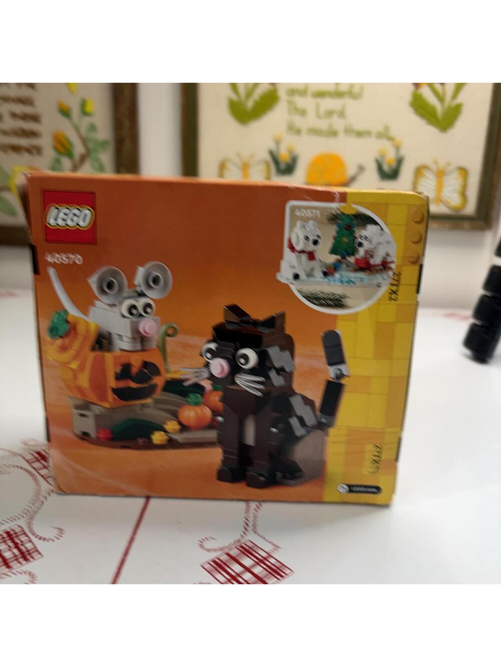 Lego Halloween cat & mouse set new sealed package